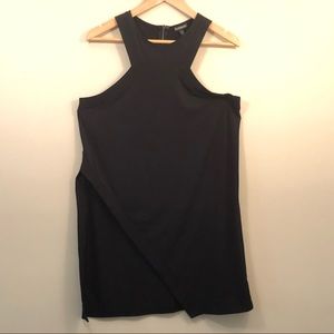Asymmetrical Black Express Top